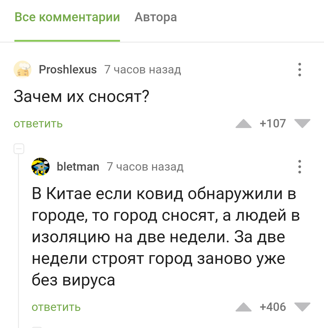 Ответ на пост «Вырубка городского леса» | Пикабу