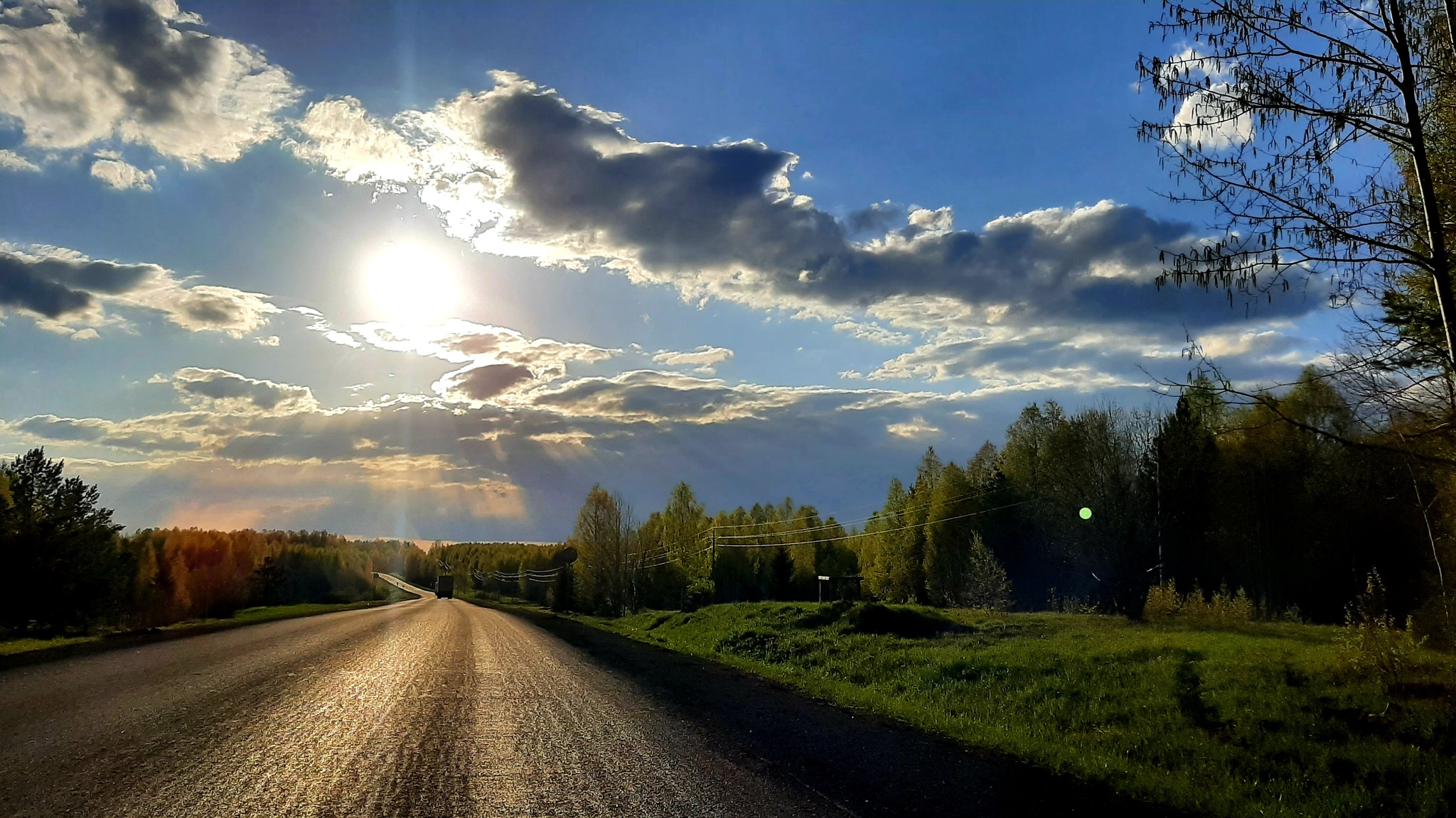 По дороге с облаками | Пикабу