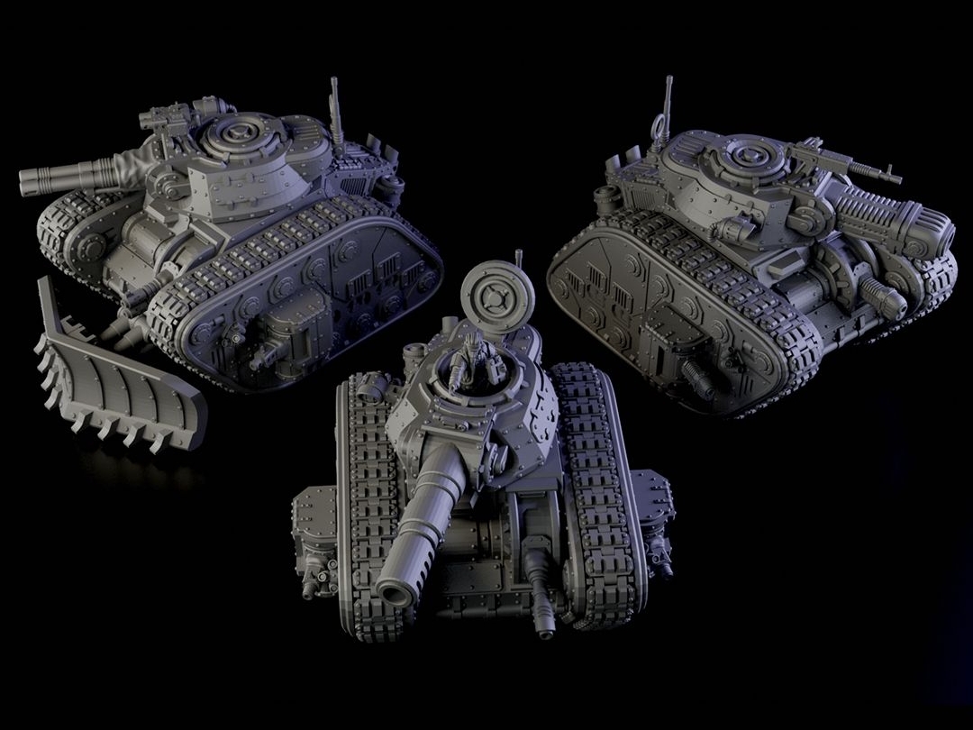 Легендарный Leman Russ | Пикабу