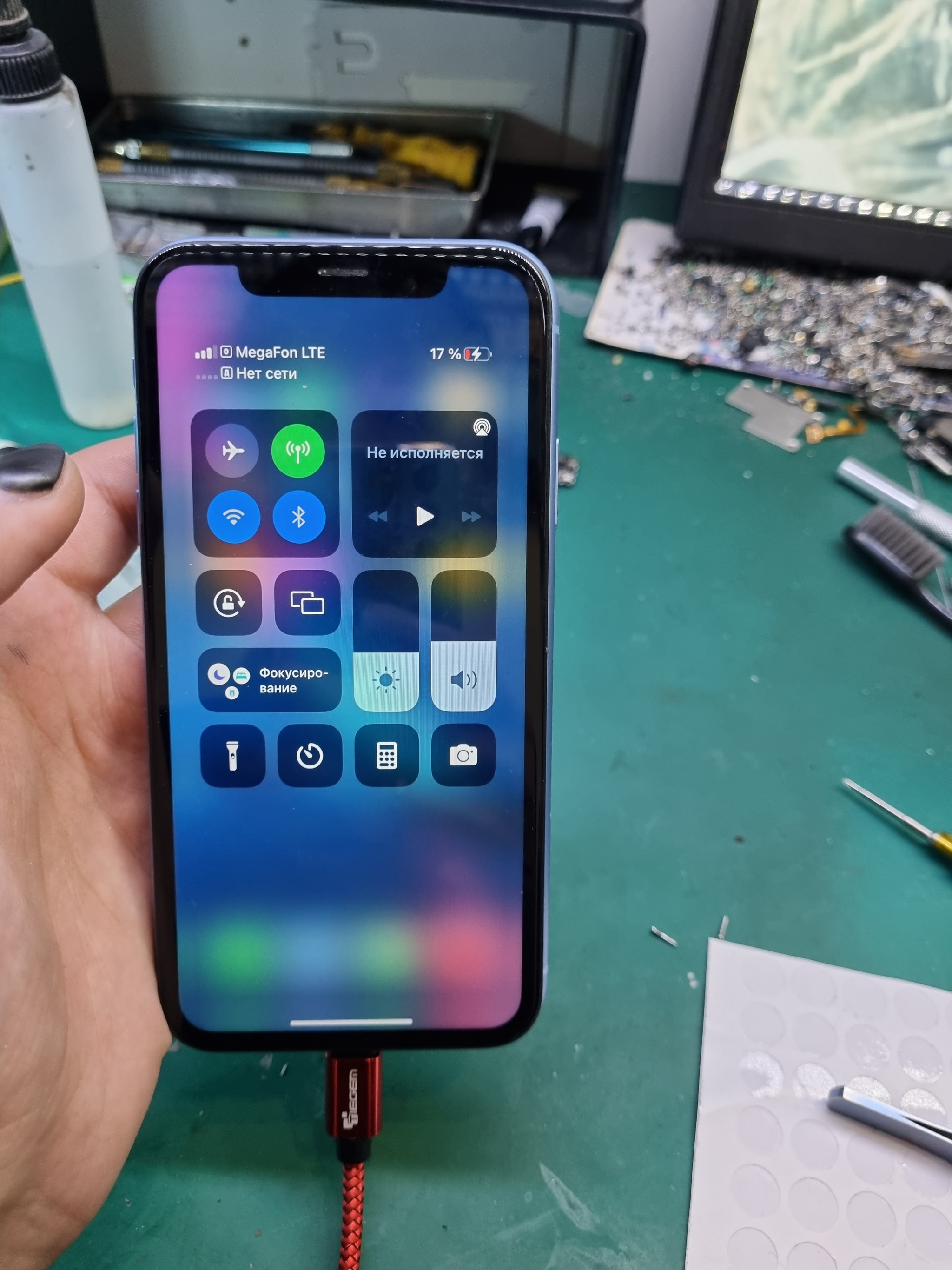 У Вас плата сгорела. Можете выкидывать. Iphone XR | Пикабу