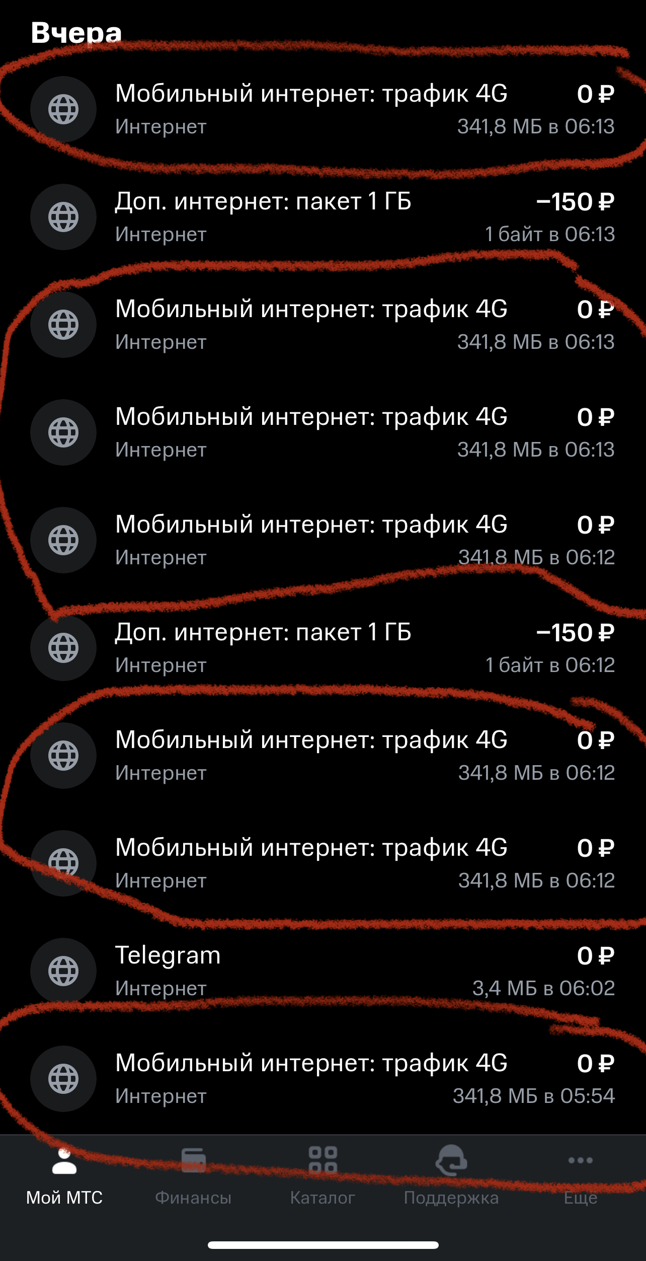 Вниманию всех абонентов МТС! 341.8мб на воздух | Пикабу