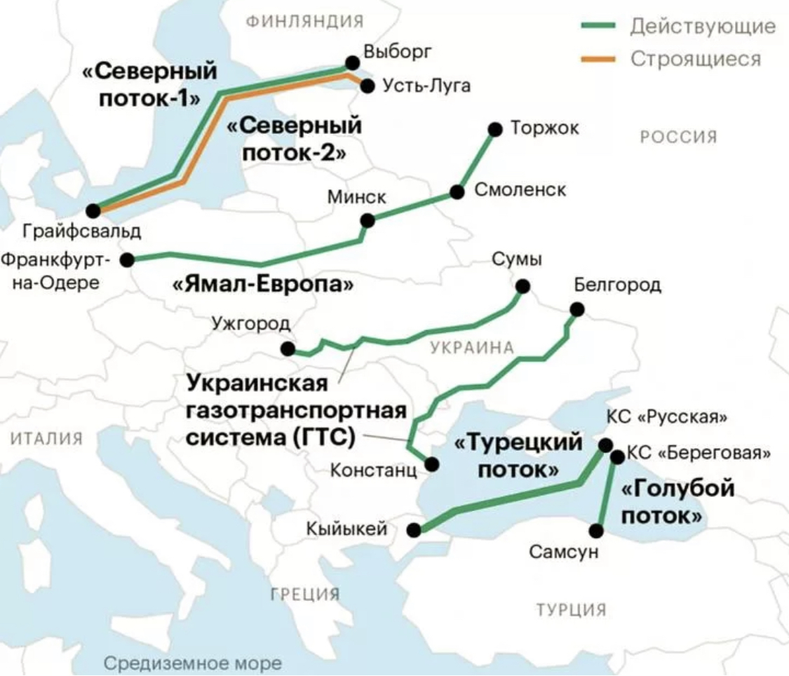 Ответ на пост «Западные эксперты по спутниковым данным определили, что  Россия делает с не проданным в ЕС газом» | Пикабу