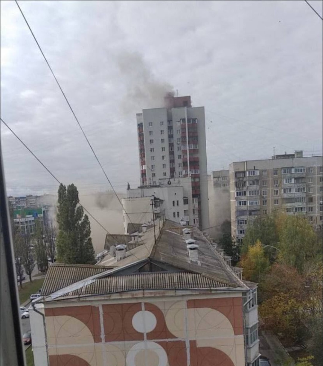 В Белгороде был поврежден жилой дом | Пикабу