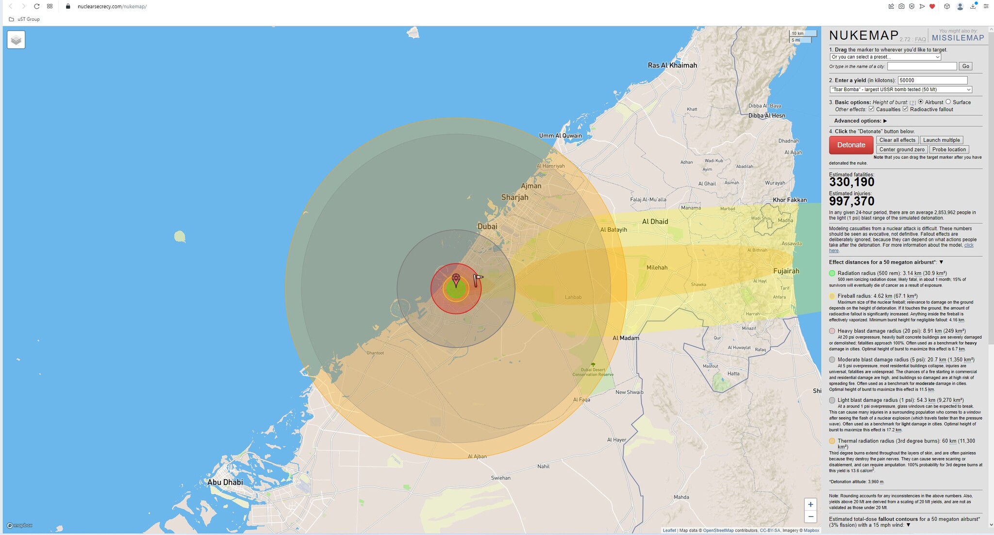 NukeMap | Пикабу