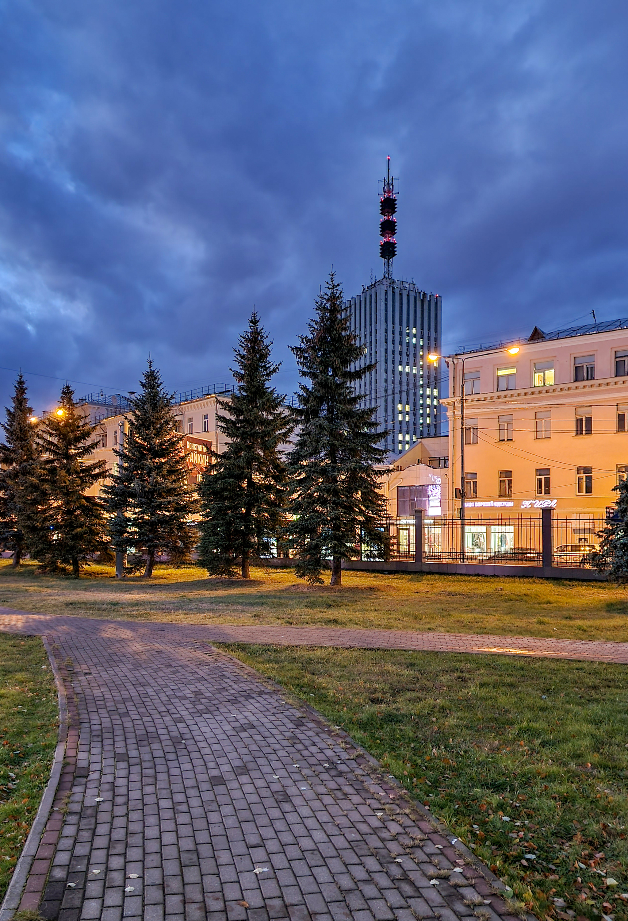 Ночной Архангельск | Пикабу