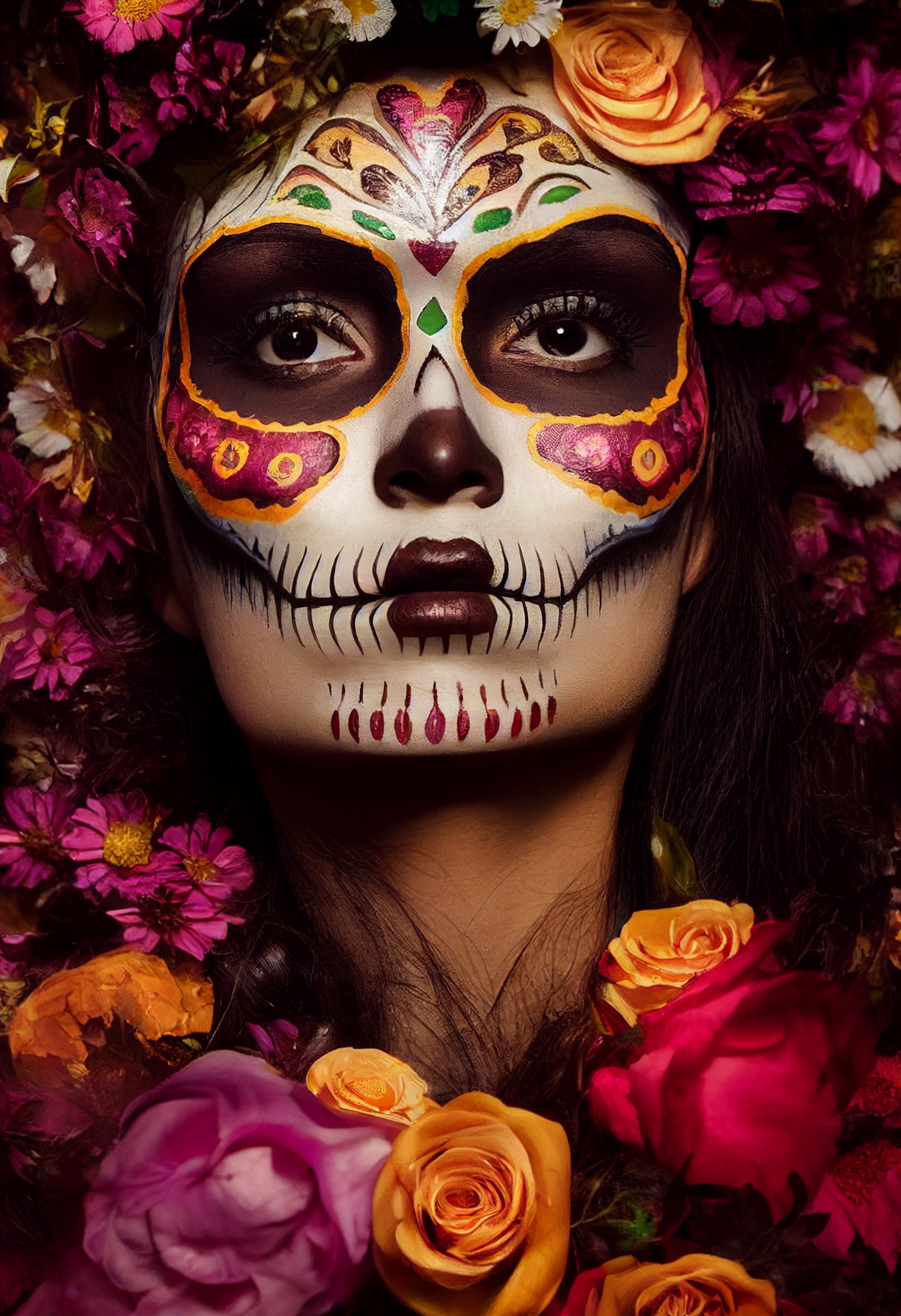 Мексика день мертвых арт