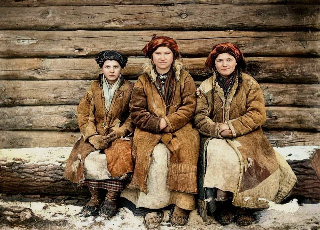 Белорусское крестьянство в цветных фотографиях | Пикабу