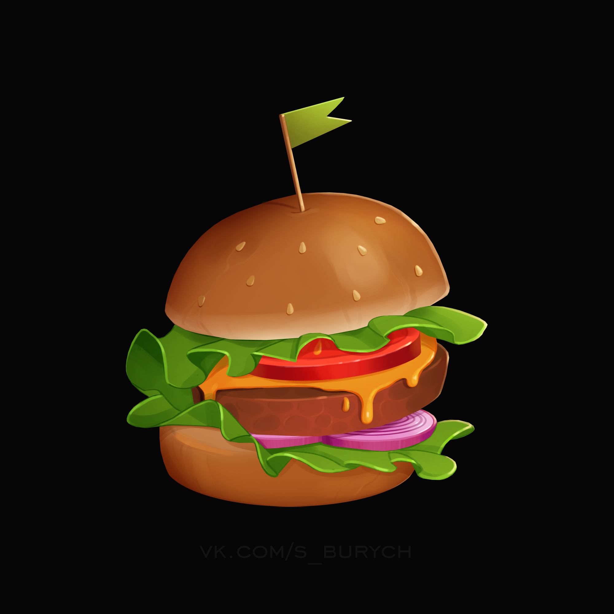 Бургер | Пикабу