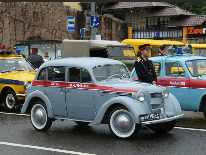 Милицейские автомобили ссср