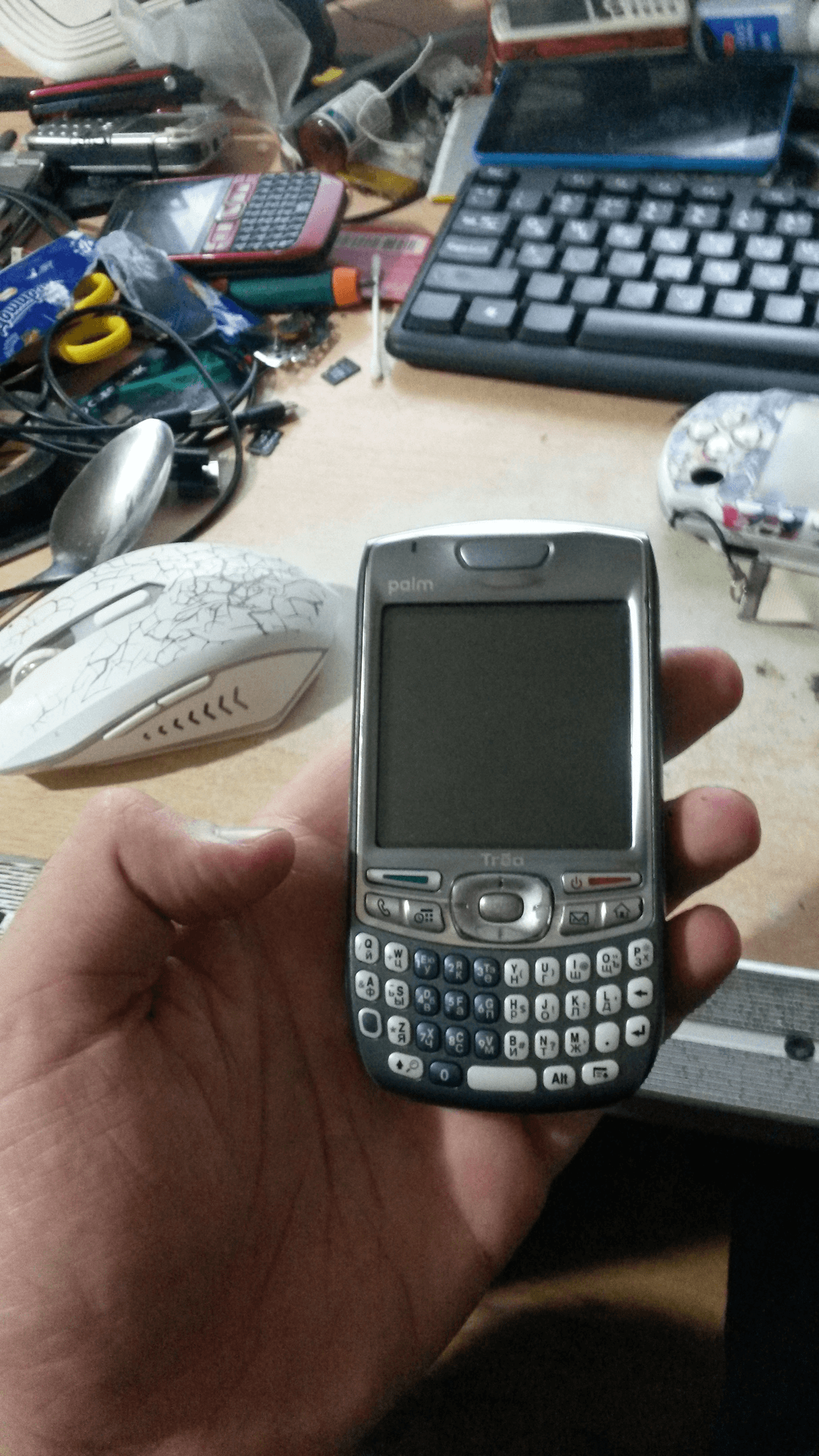 Редкий чистокровный американец: Palm Treo 680. Делаем свой аккумулятор |  Пикабу