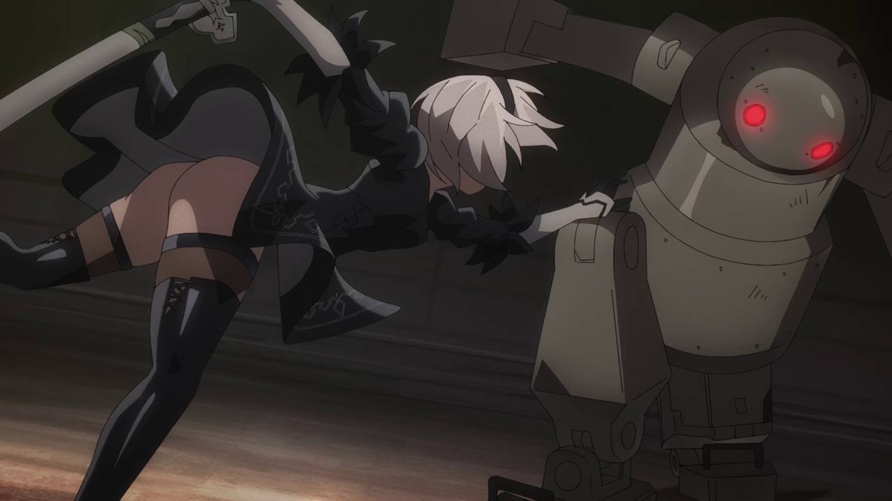 Сегодня вышла первая серия аниме по Nier: Automata... | Пикабу