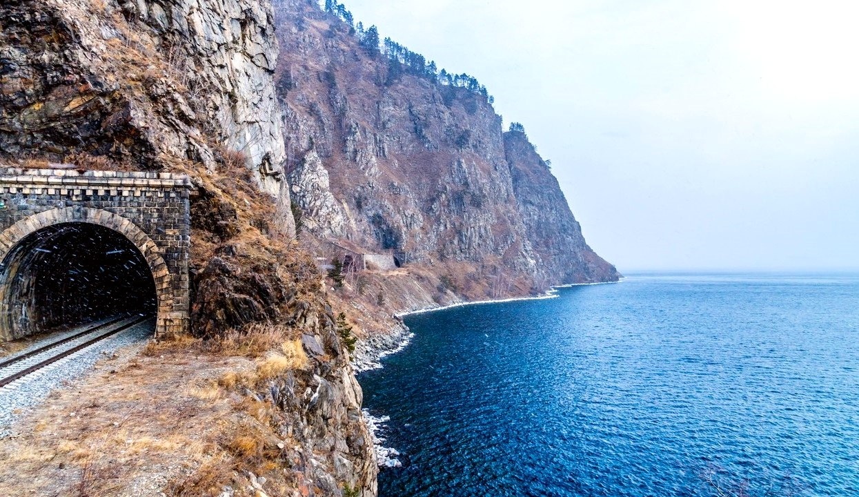 Кругобайкальская железная дорога | Пикабу