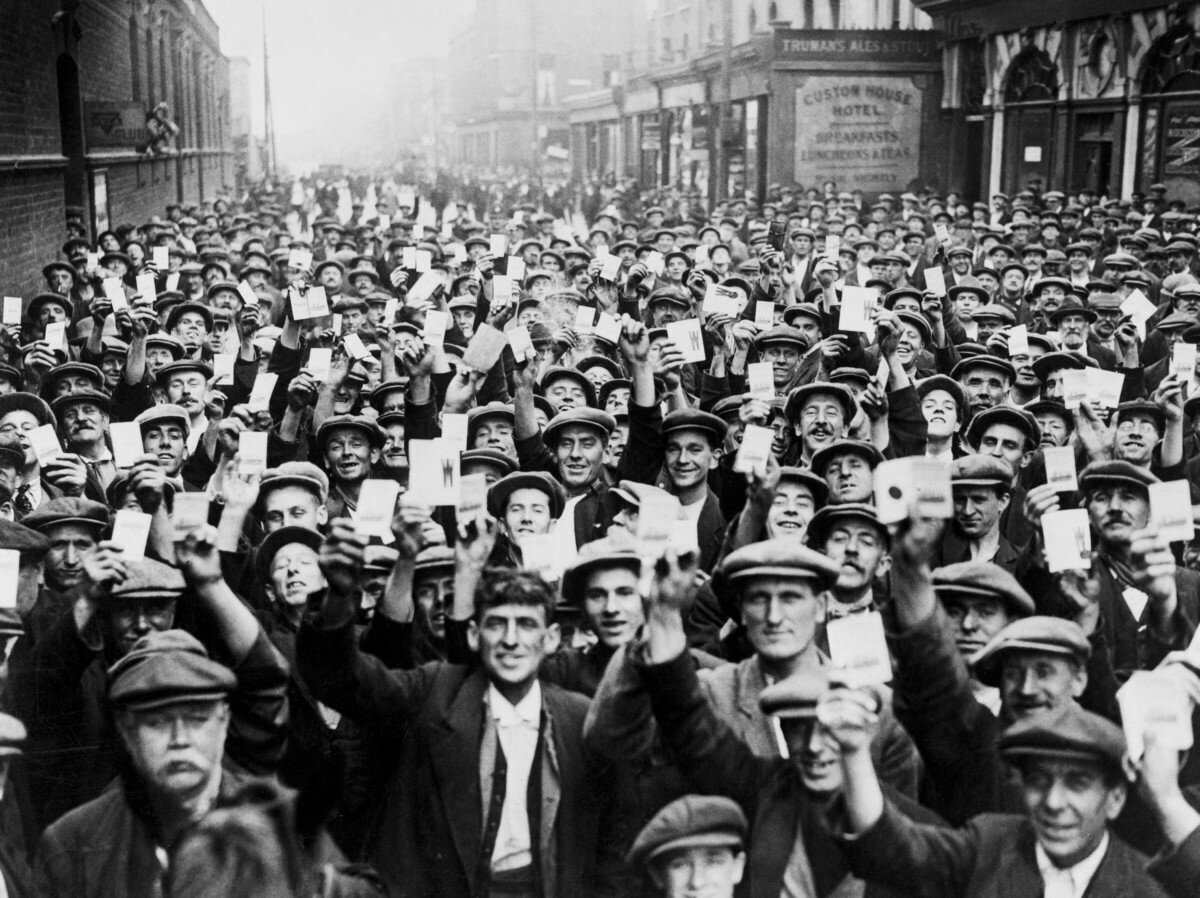 Стачки рабочих в Англии 19 век