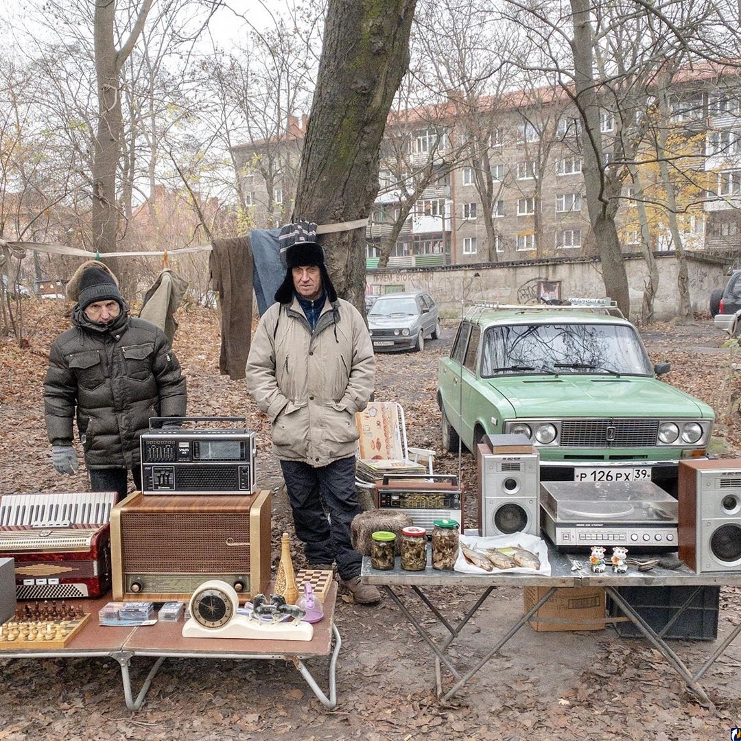 Блошиный рынок в Калининграде | Пикабу