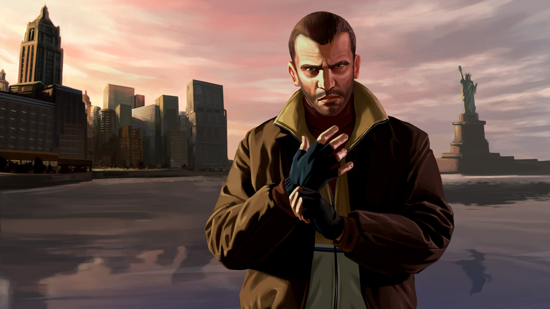 portrait photo still of real life niko bellic from gta, Stable Diffusion