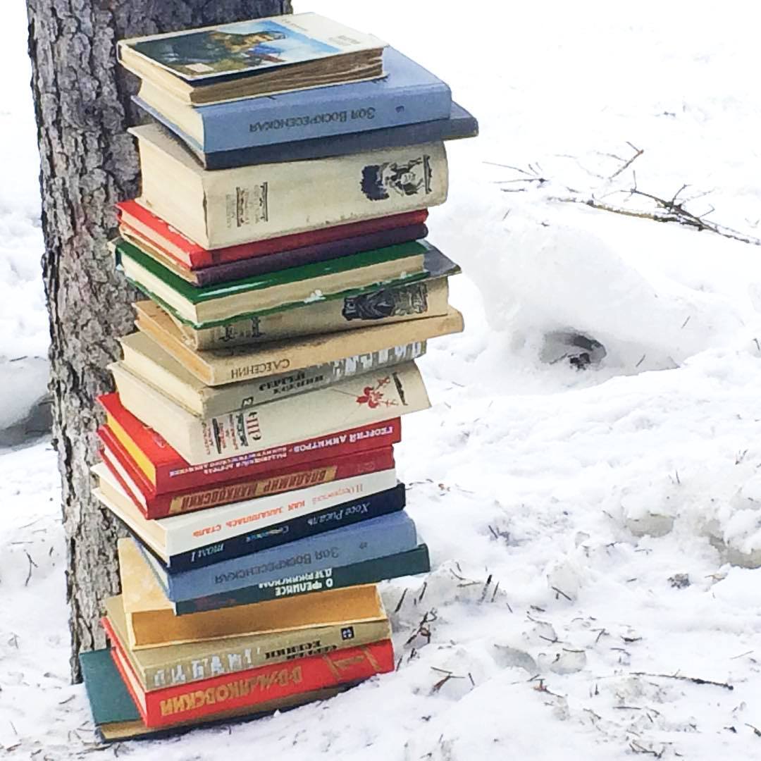 Книги на ветер | Пикабу