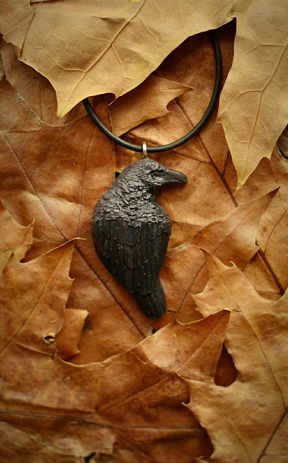 Кулон "Ворон" | Пикабу