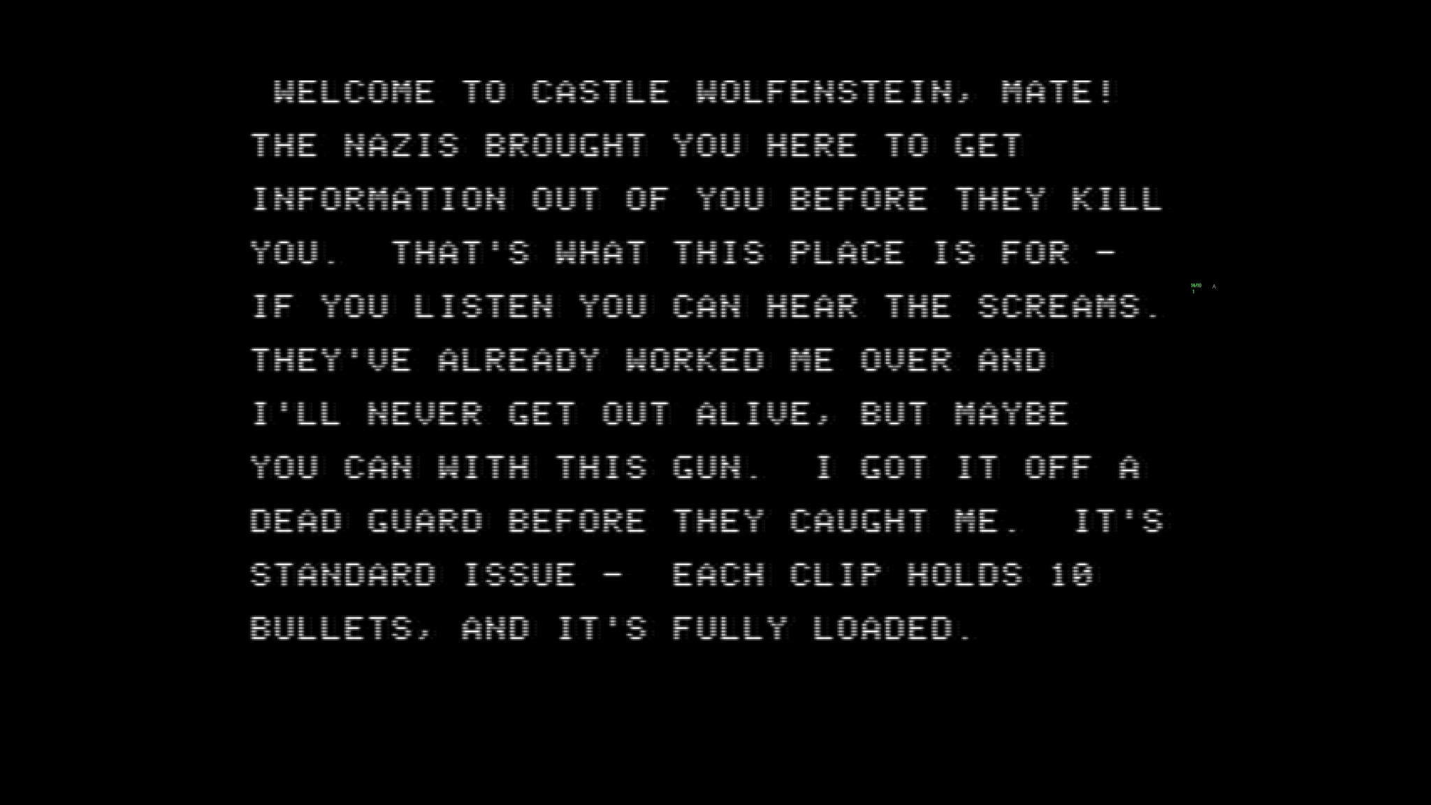 Краткий пересказ игры Castle Wolfenstein (1981) | Пикабу