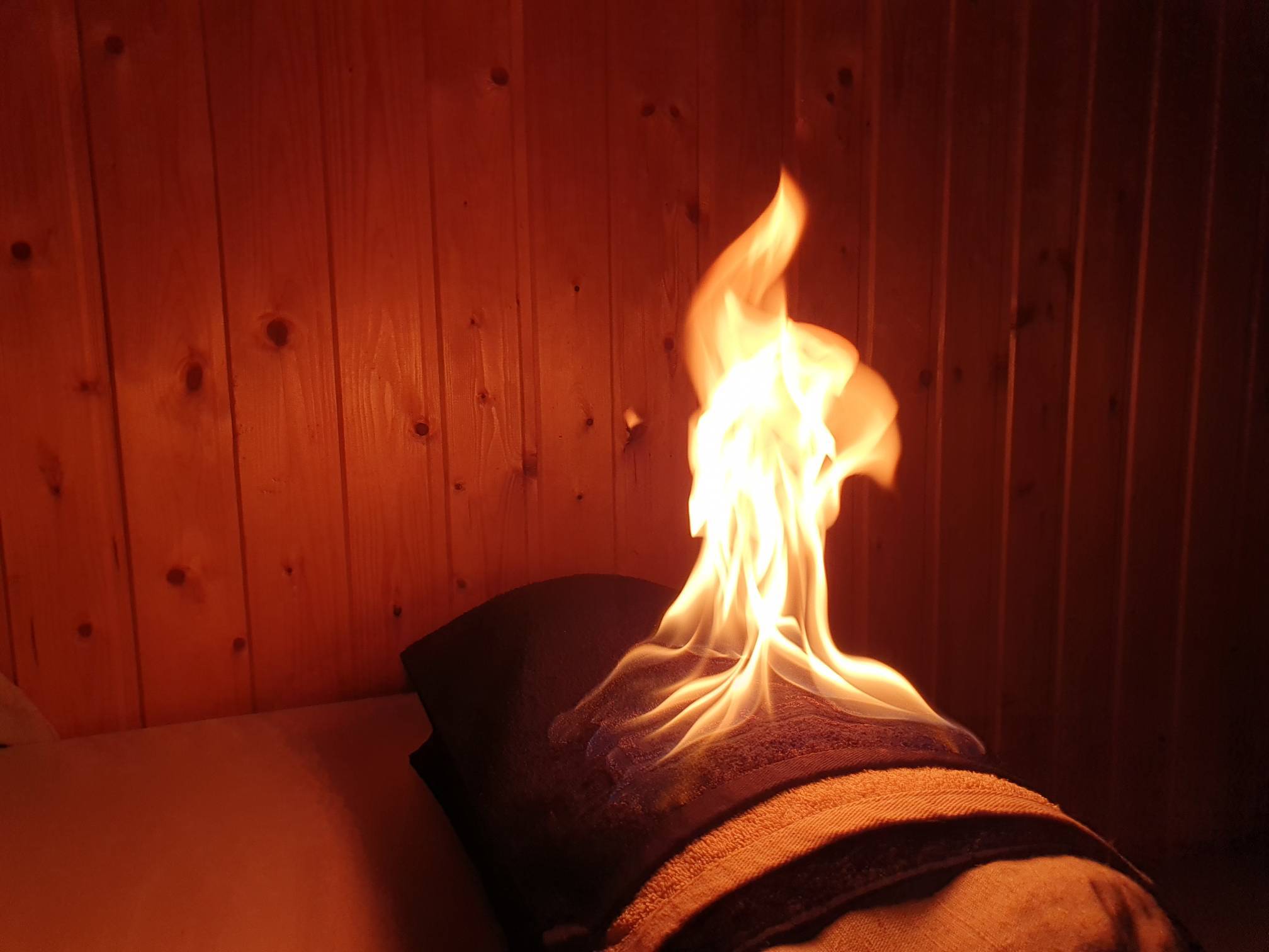 Огненный массаж | Пикабу