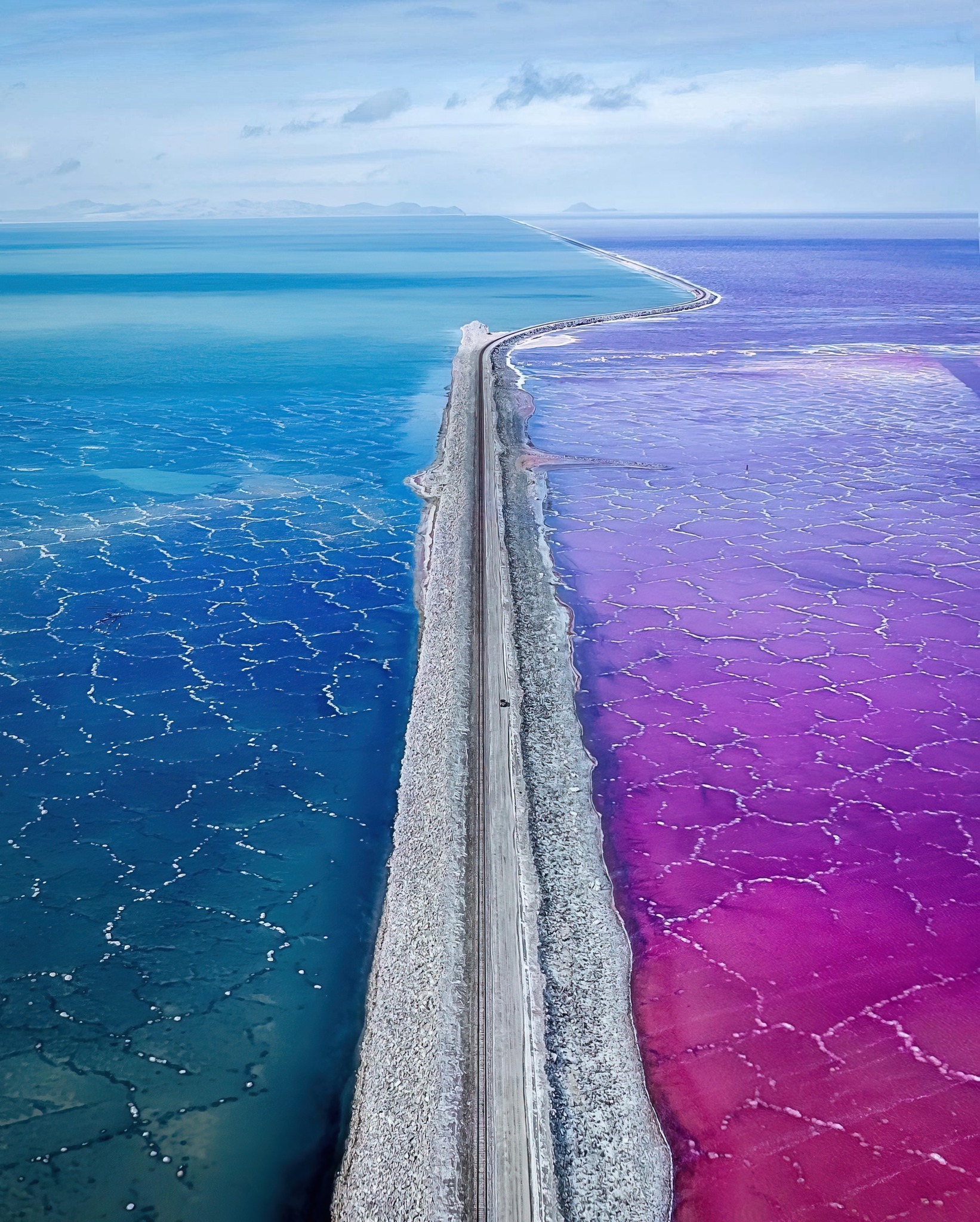 Большое Солёное озеро, штат Юта, США | Пикабу