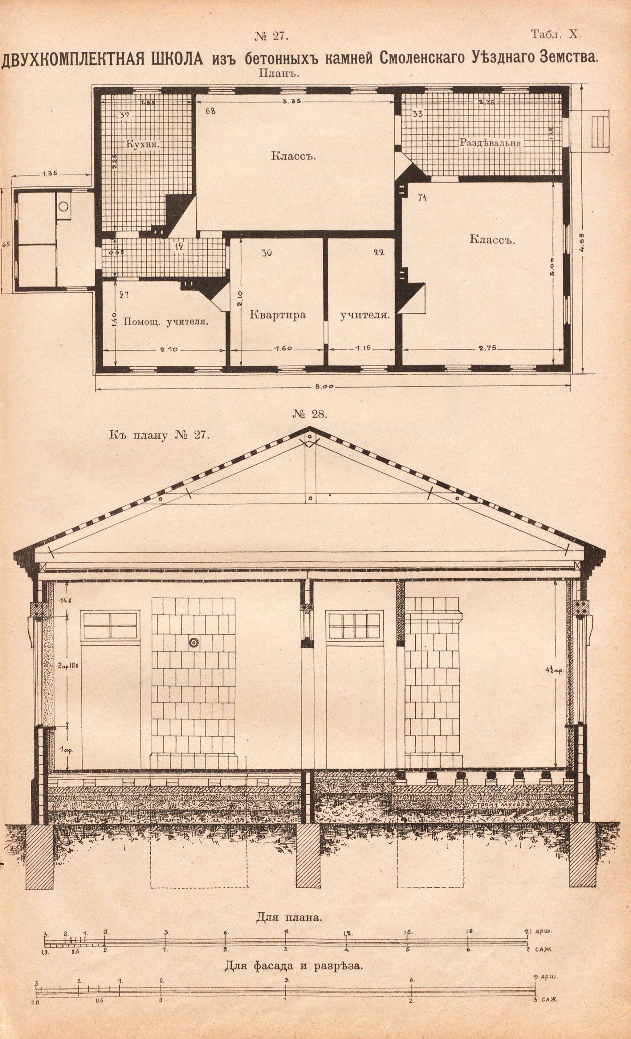 Альбом планов школьных зданий 1910 года | Пикабу