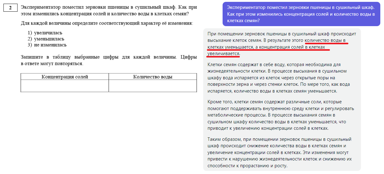 Экспериментатор поместил зерновки пшеницы в сушильный шкаф