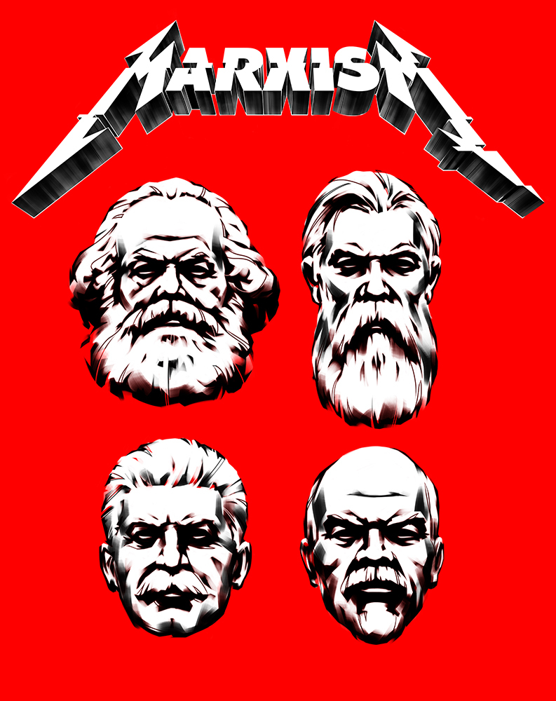 Marxism в стиле Metallica | Пикабу