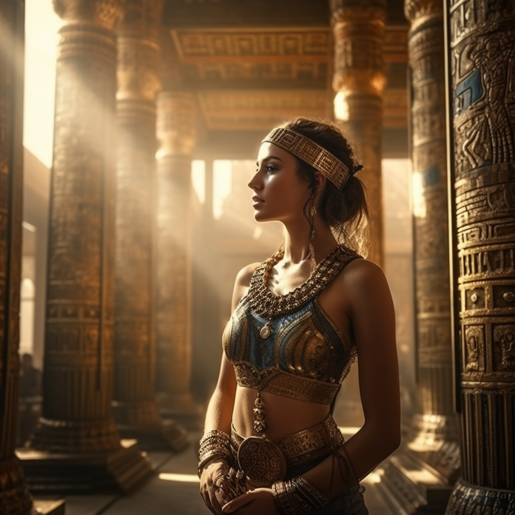 Девушки в древнем Египте