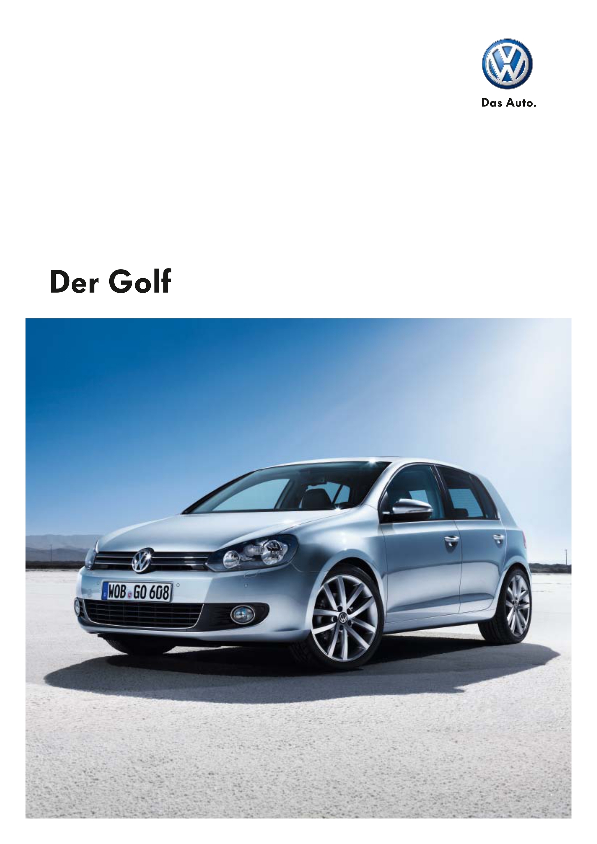 Брошюра Volkswagen Golf за 2010 год | Пикабу