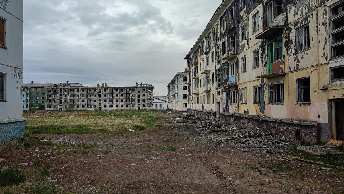 Поселок который пытался стать городом, но превращается в Припять, Воргашор ( Воркута) | Пикабу