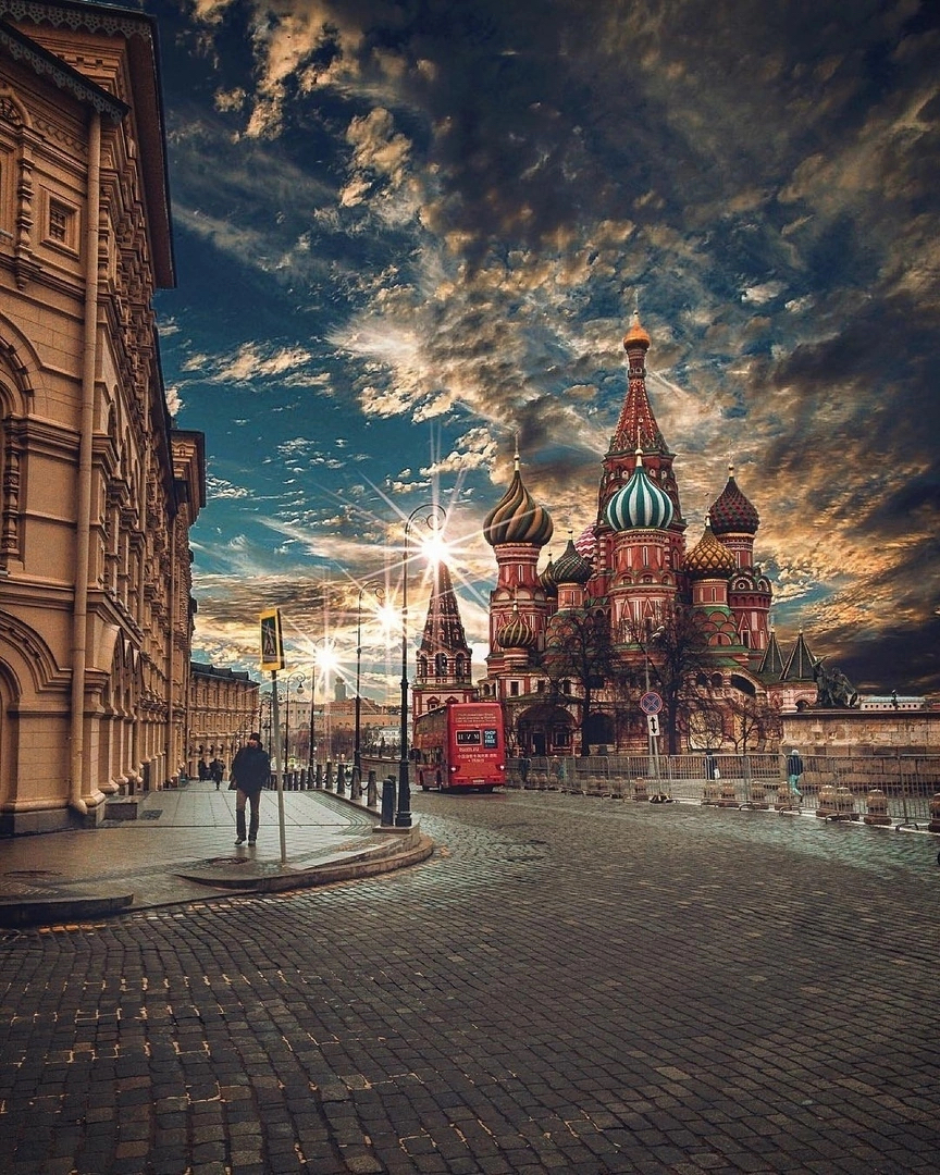 Яркая Москва | Пикабу