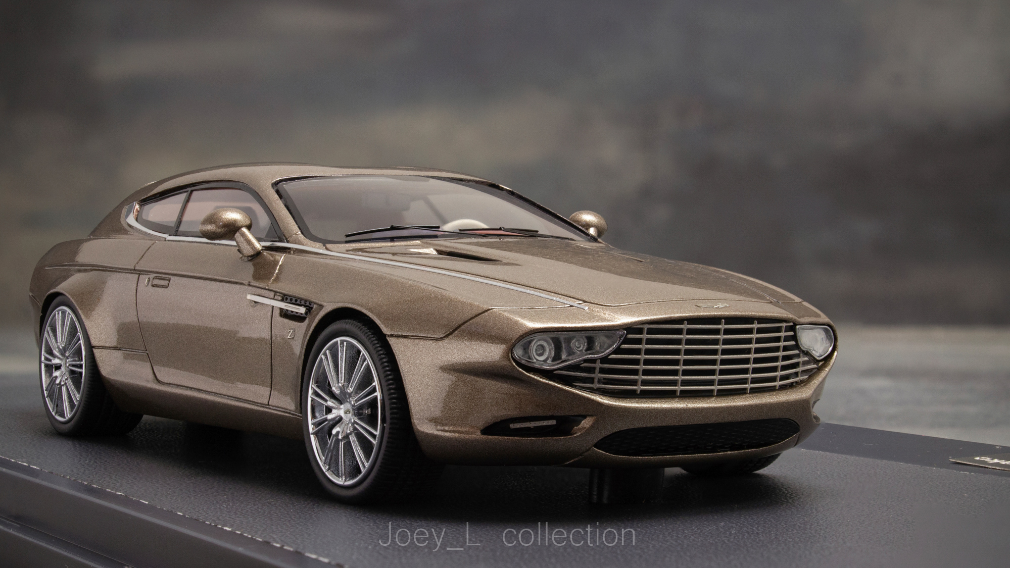 Maquette Métal Grand Prix Model Aston Martin Zagato 1/43 - Complète Mais Sans Décalco