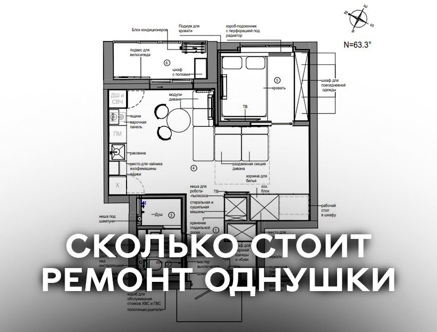 Сколько стоит качественный ремонт однушки в новостройке в СПБ? | Пикабу