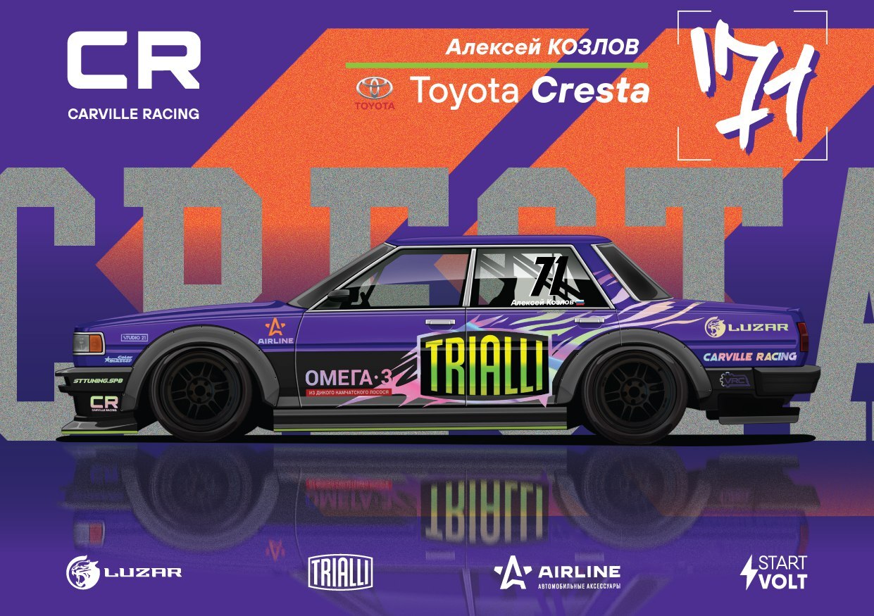 Ливреи команды CARVILLE RACING в RDS EUROPE | Пикабу