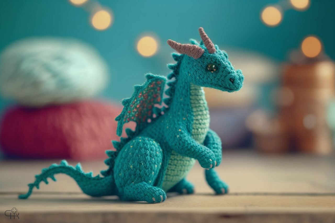 Милые вязаные дракончики для вдохновения или фотообоев | Пикабу