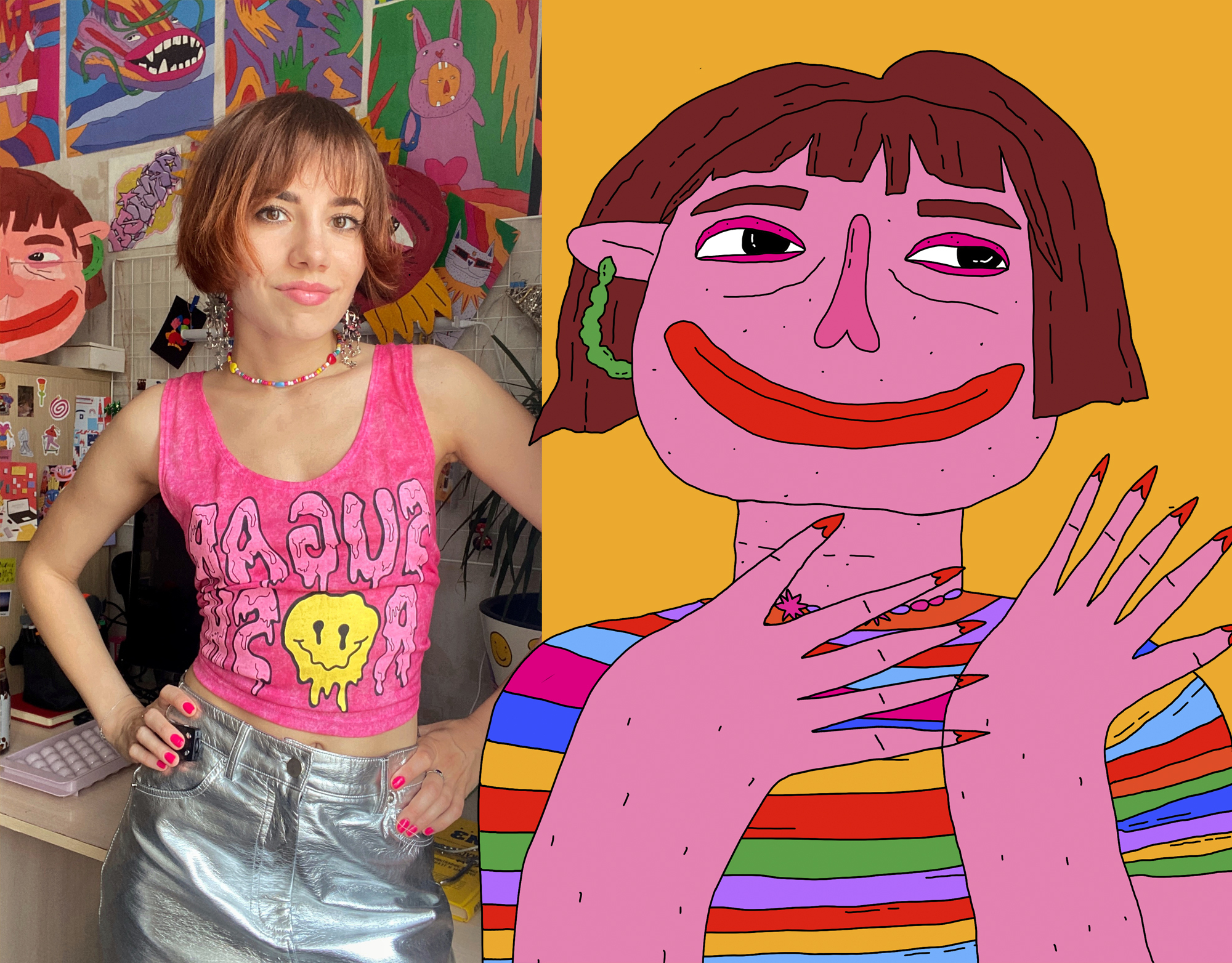 Диджитал-автопортрет. И анкетные данные | Пикабу