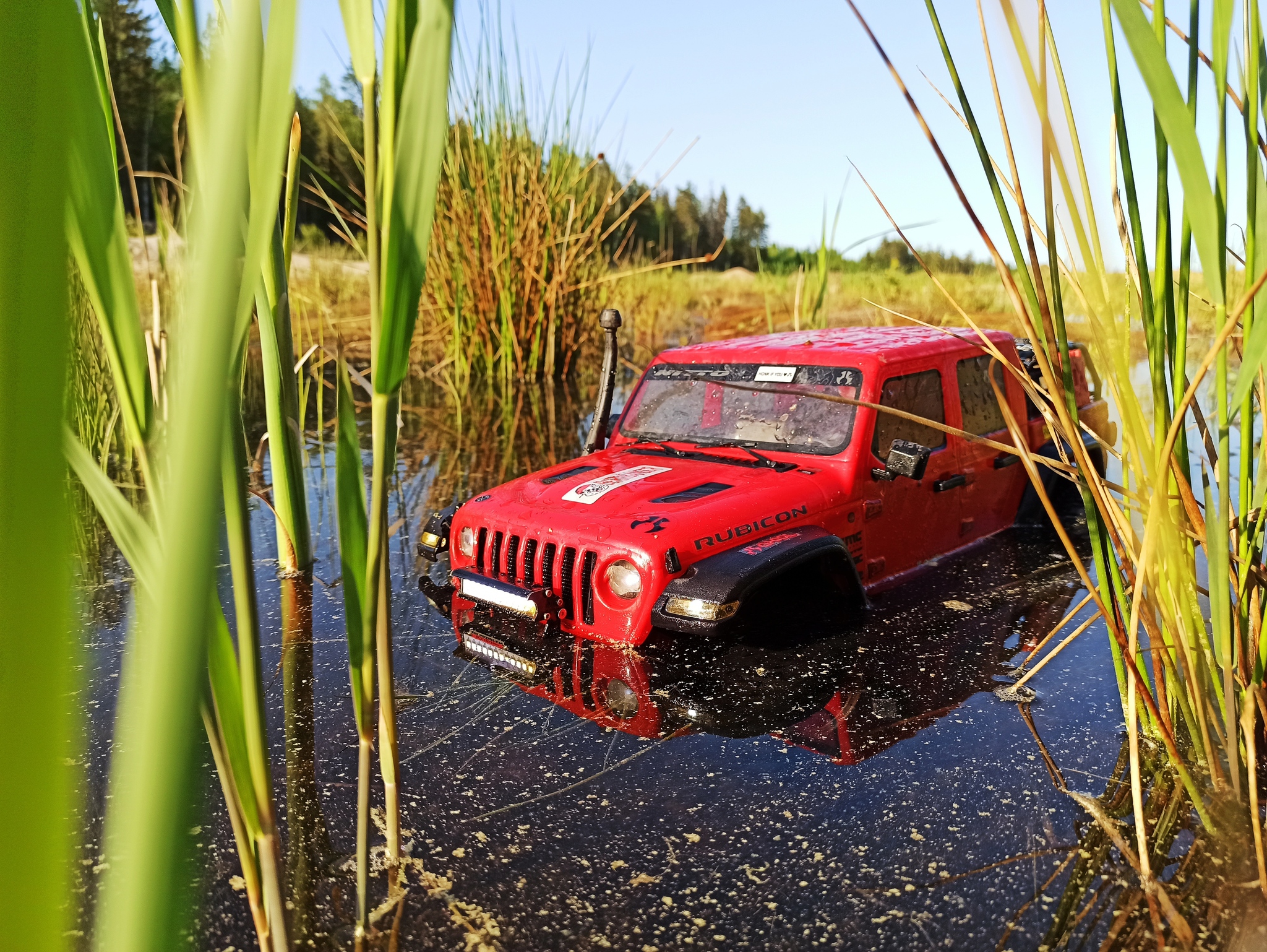 1/10 SCX10 III Jeep JT Gladiator Rock Crawler | Axial Adventure | Пикабу