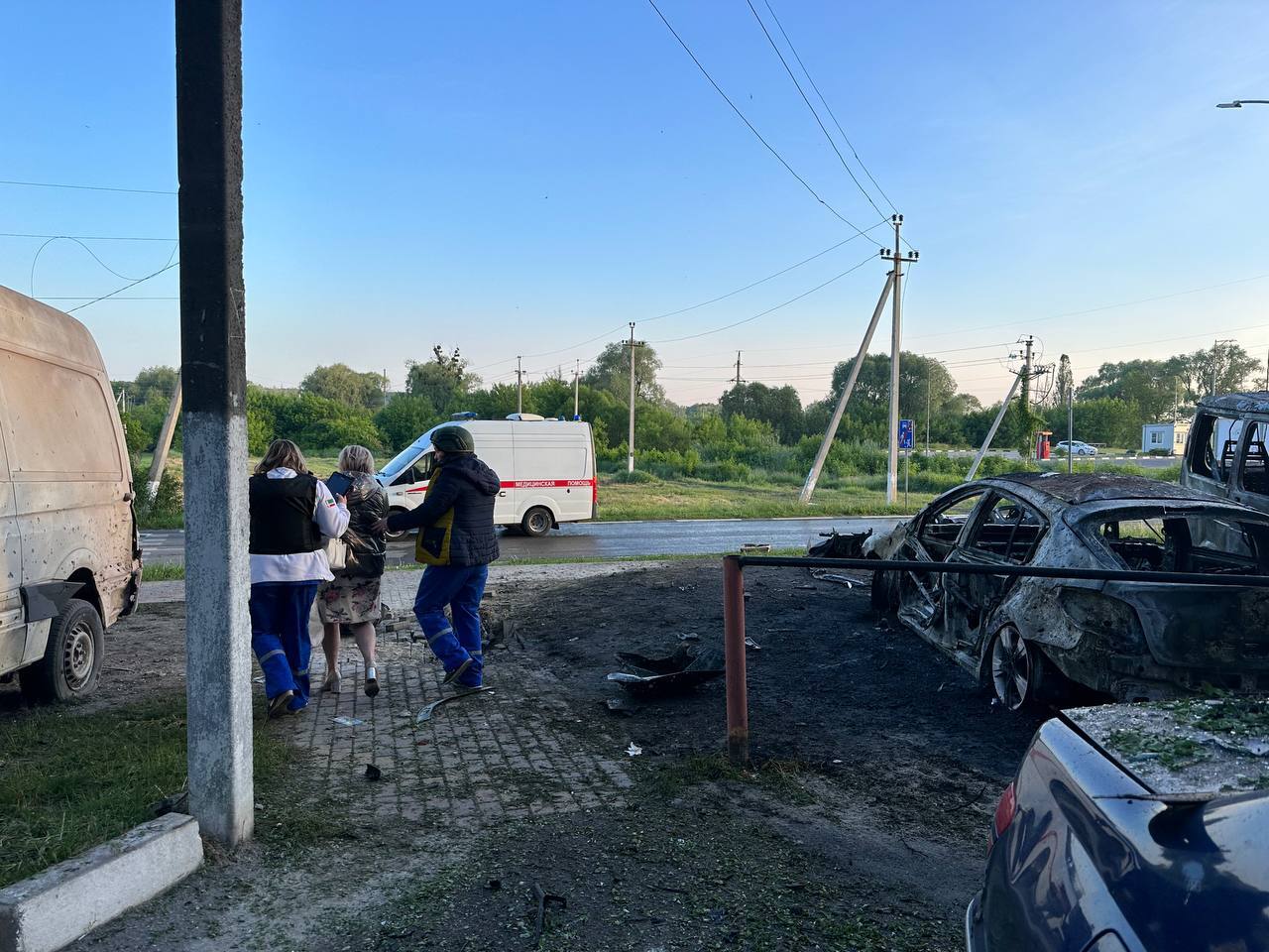 Бои, обстрелы и эвакуация в Шебекино — городе под Белгородом, прямо возле  границы с Украиной | Пикабу