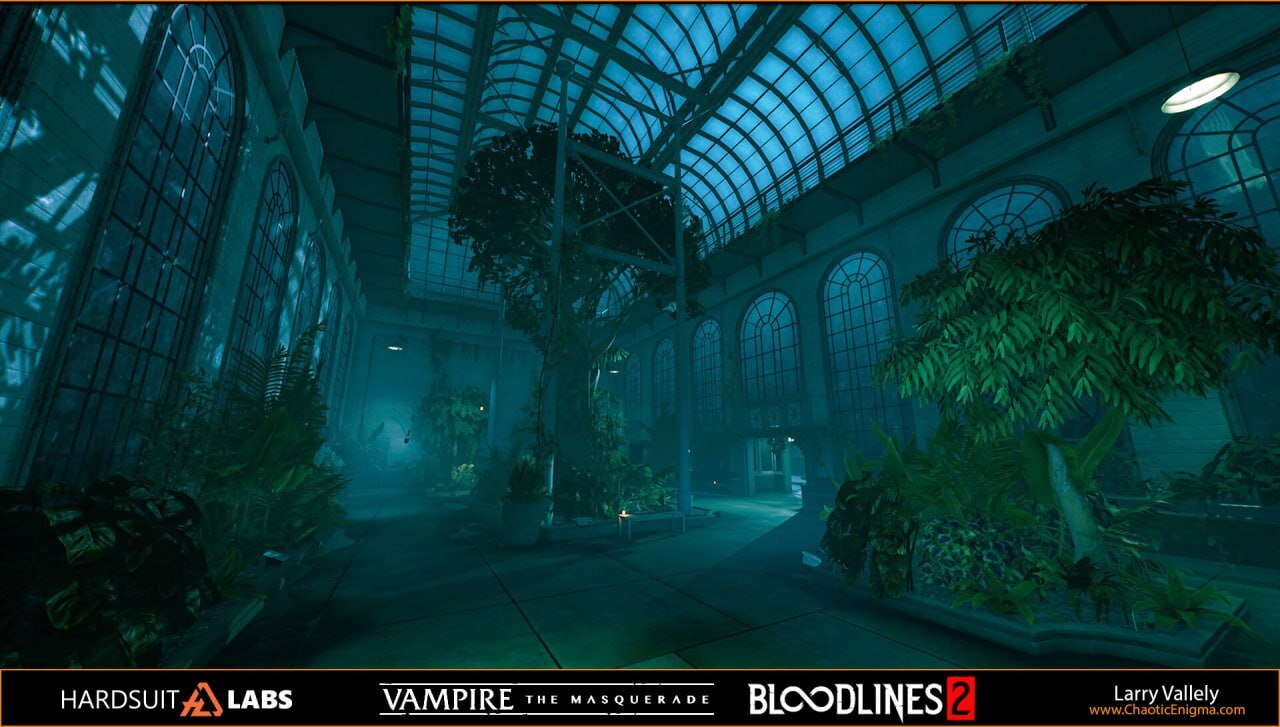 В сети появились кадры из старой версии Vampire: The Masquerade –  Bloodlines 2, которую разрабатывала Hardsuit Labs | Пикабу