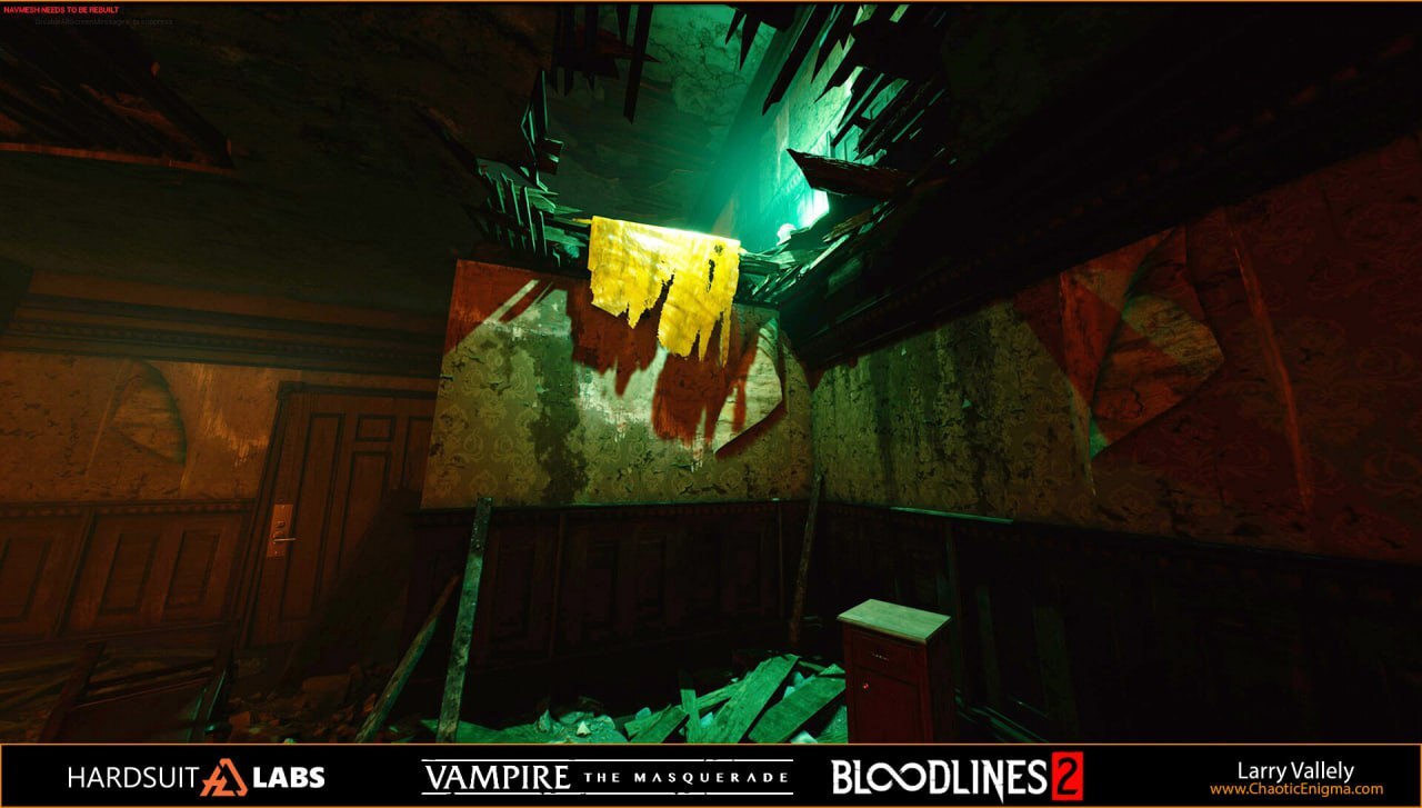 В сети появились кадры из старой версии Vampire: The Masquerade –  Bloodlines 2, которую разрабатывала Hardsuit Labs | Пикабу