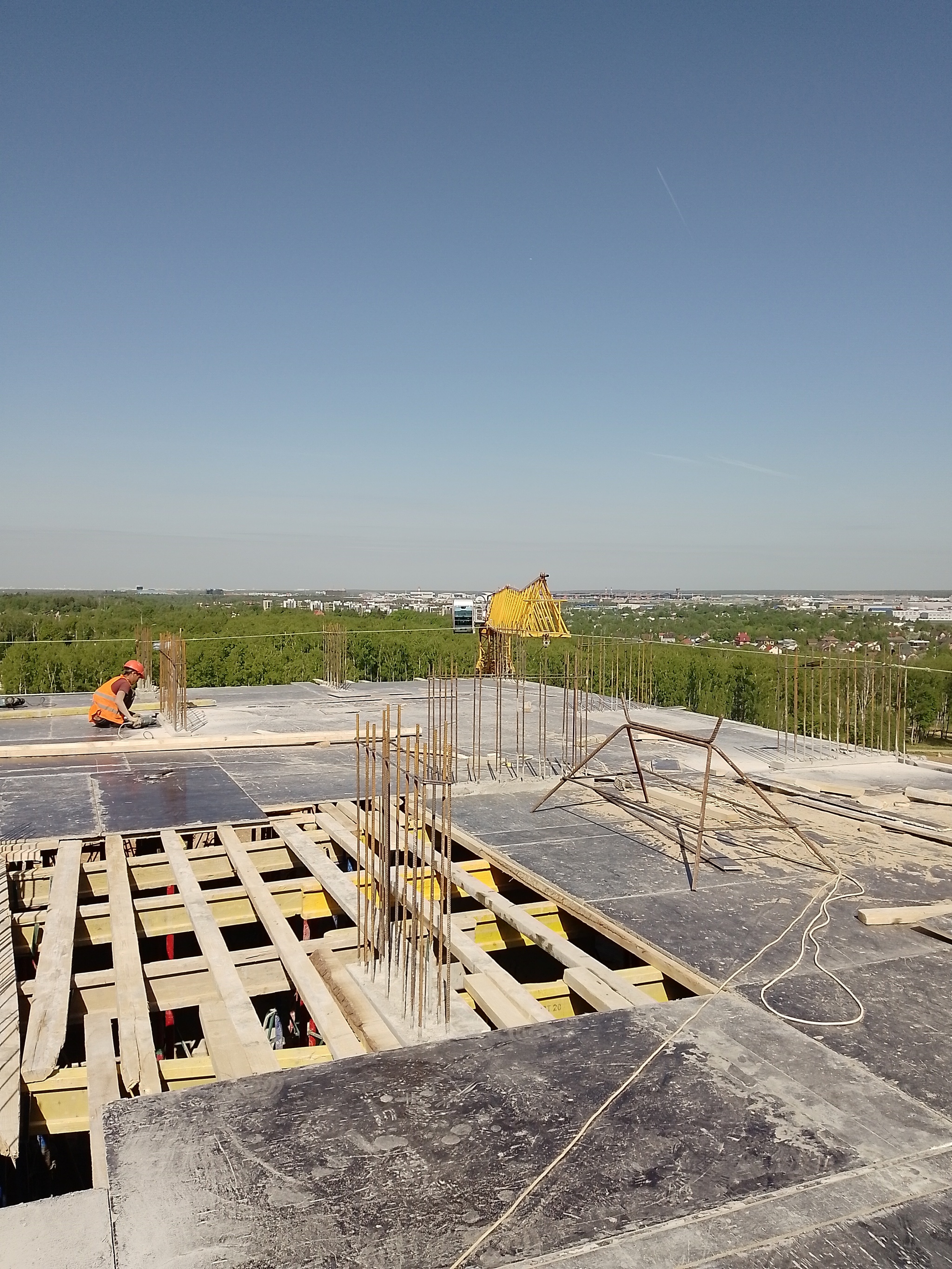 Когда с крановщиком на одном уровне | Пикабу