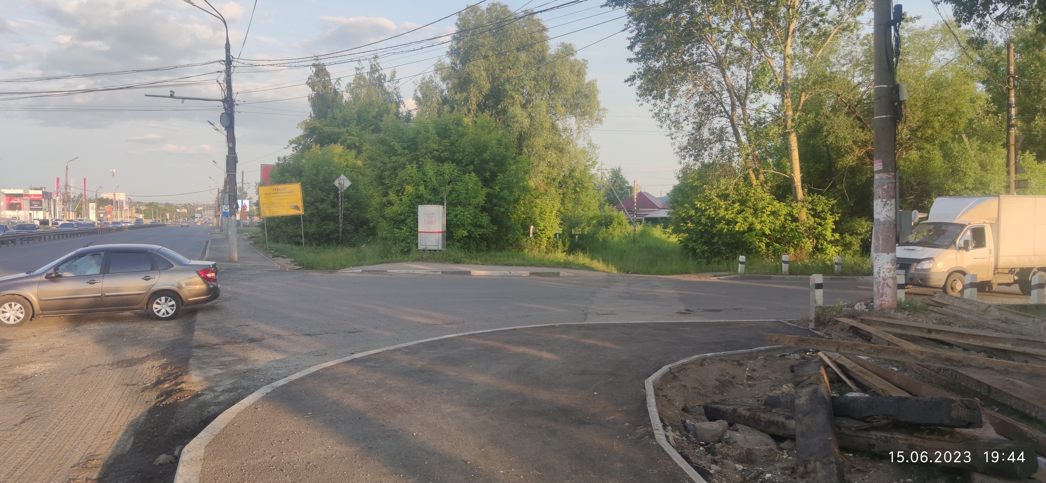 Жд переезд на Комсомольском шоссе | Пикабу