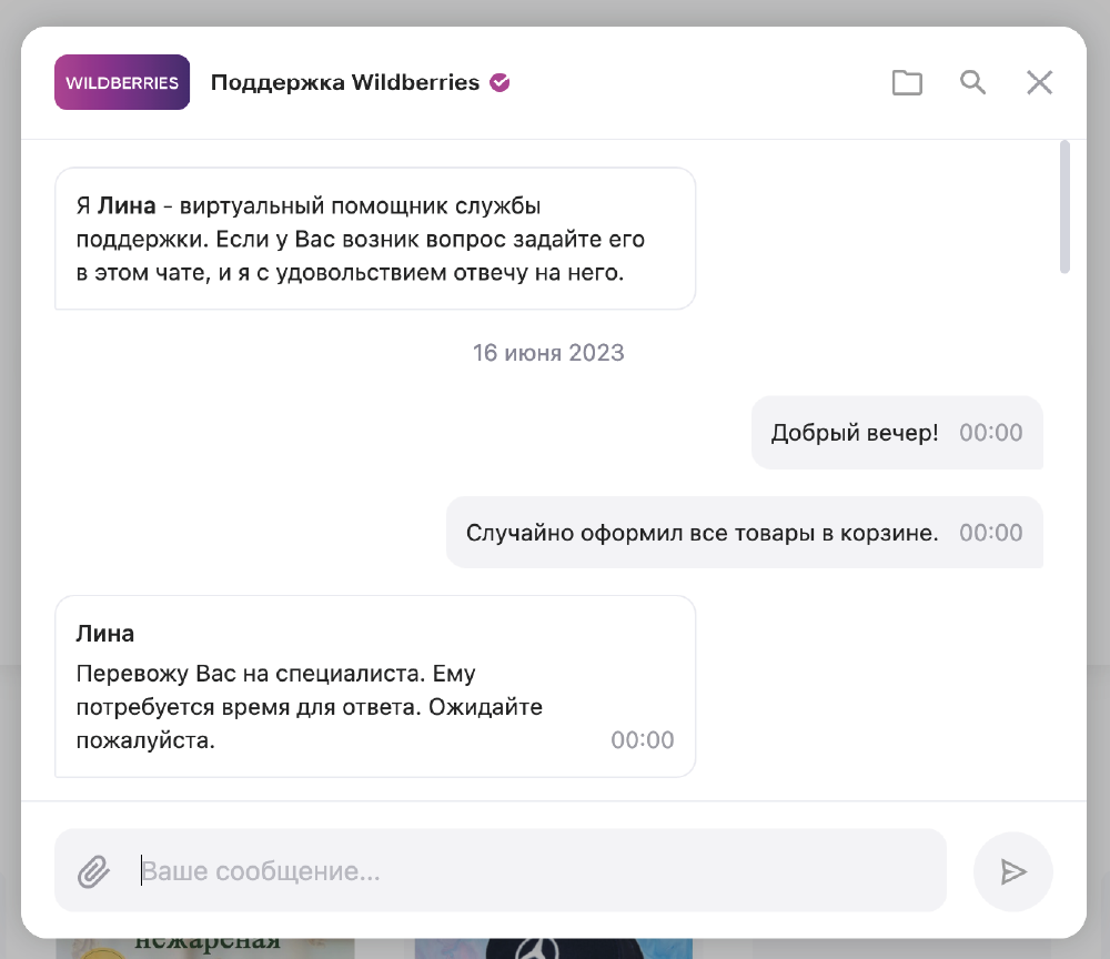 Wildberries требует оплатить 10 100 рублей за отмену заказа | Пикабу