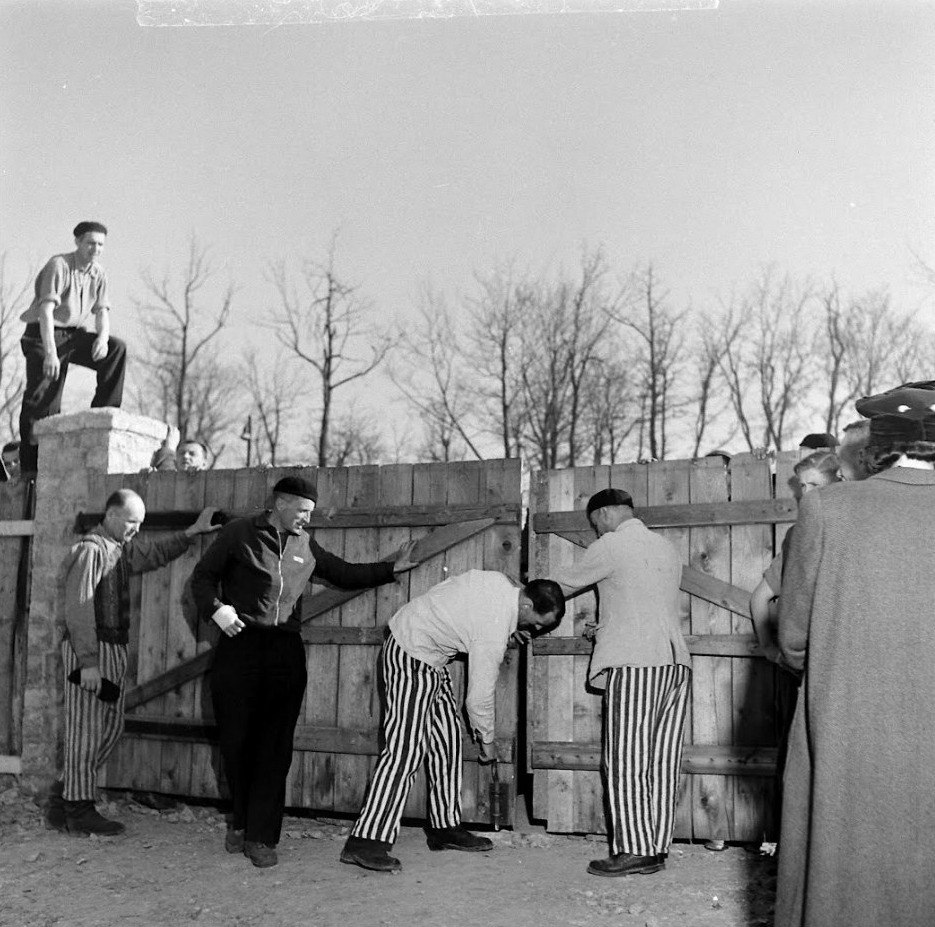 «Экскурсия» в Бухенвальд 1945 год | Пикабу