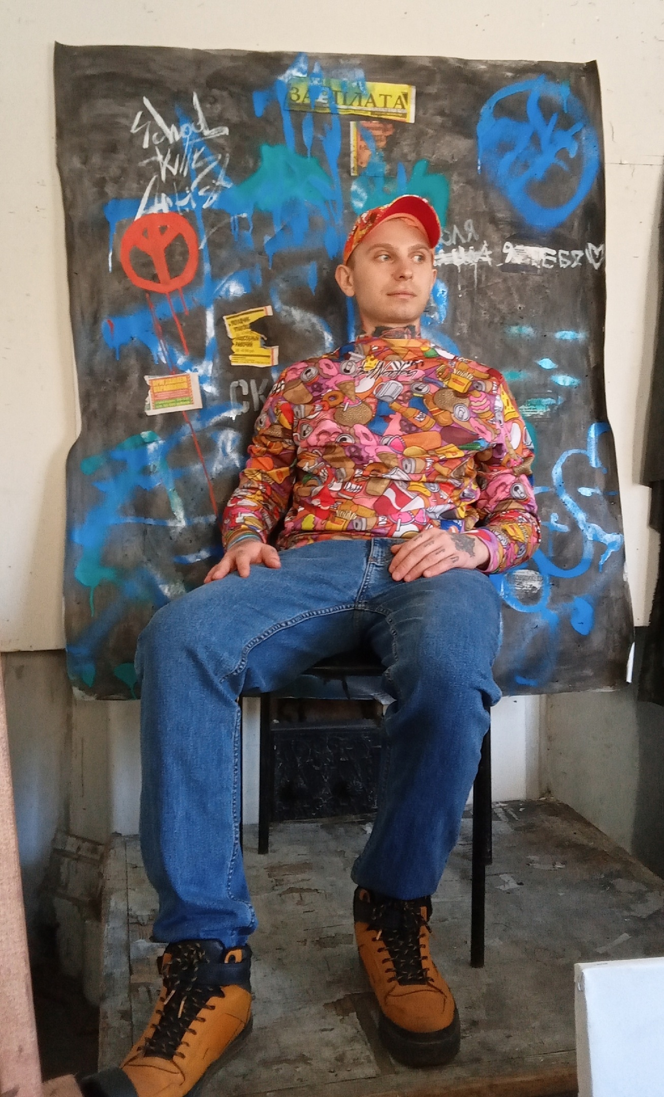 Моя работа, натурщик | Пикабу