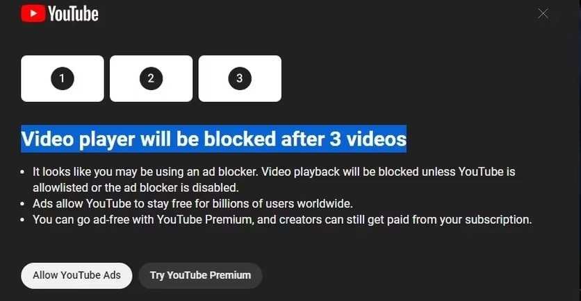 YouTube Начнёт «наказывать» Пользователей За Блокировку Рекламы.