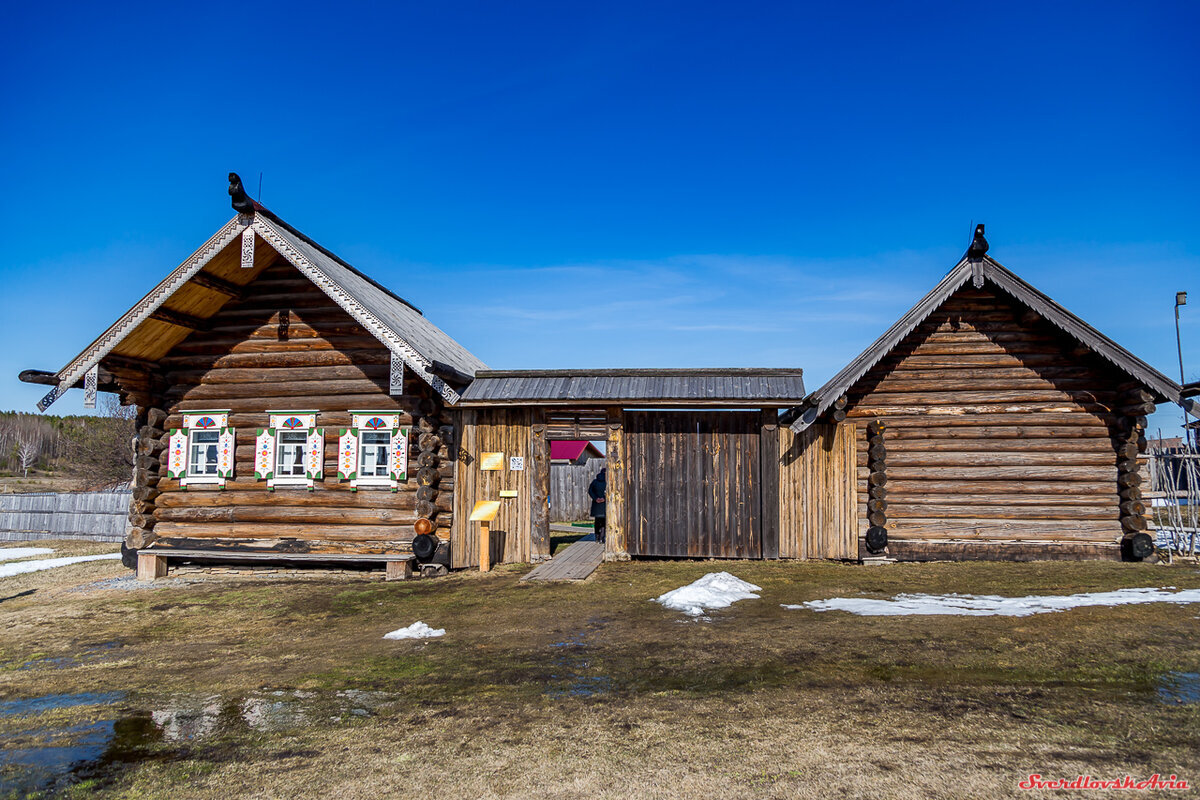 деревенский дом урал (96) фото