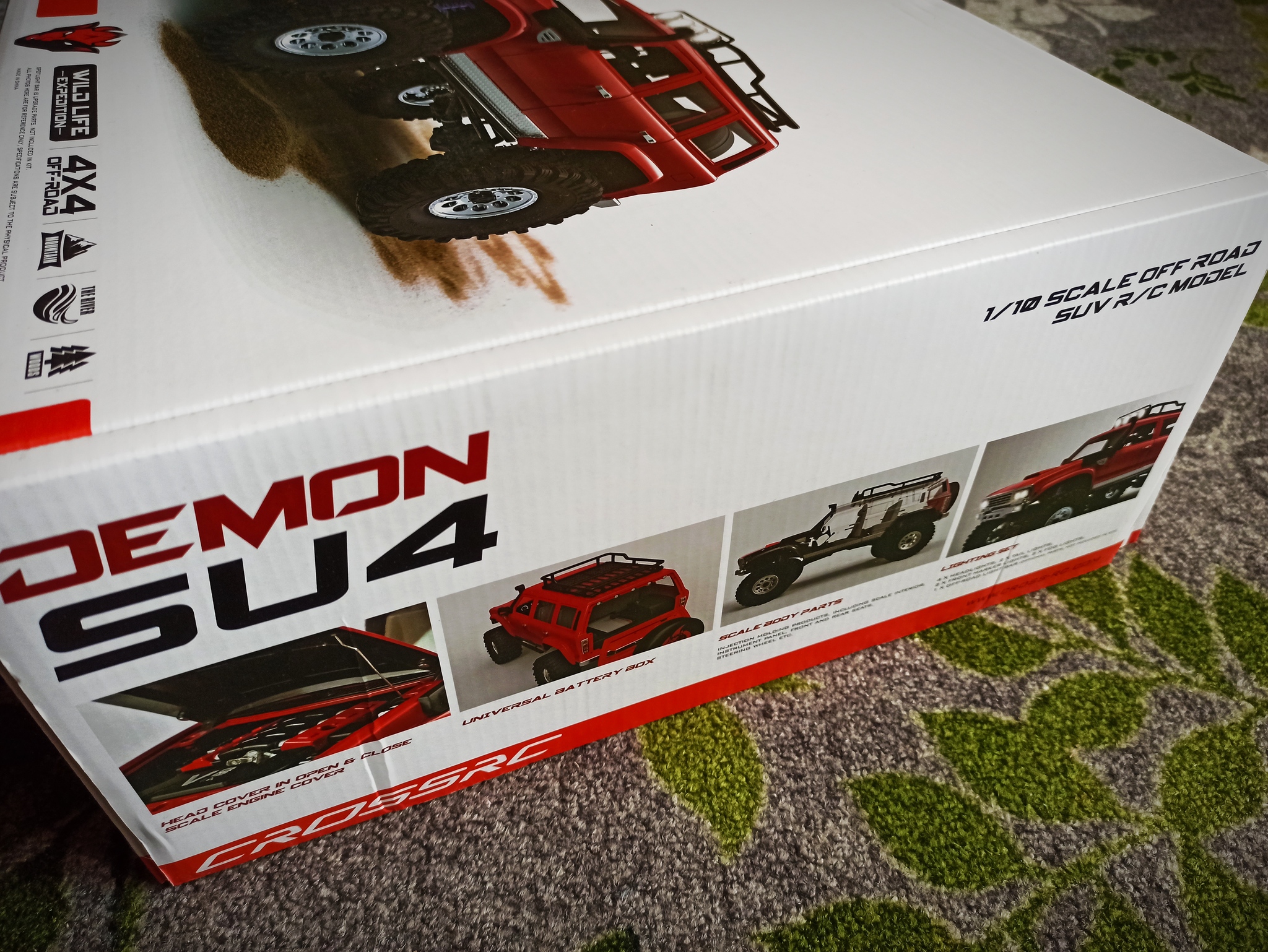 Unboxing Crossrc DEMON SU4 1/10 scale offroad SUV r/c | Пикабу