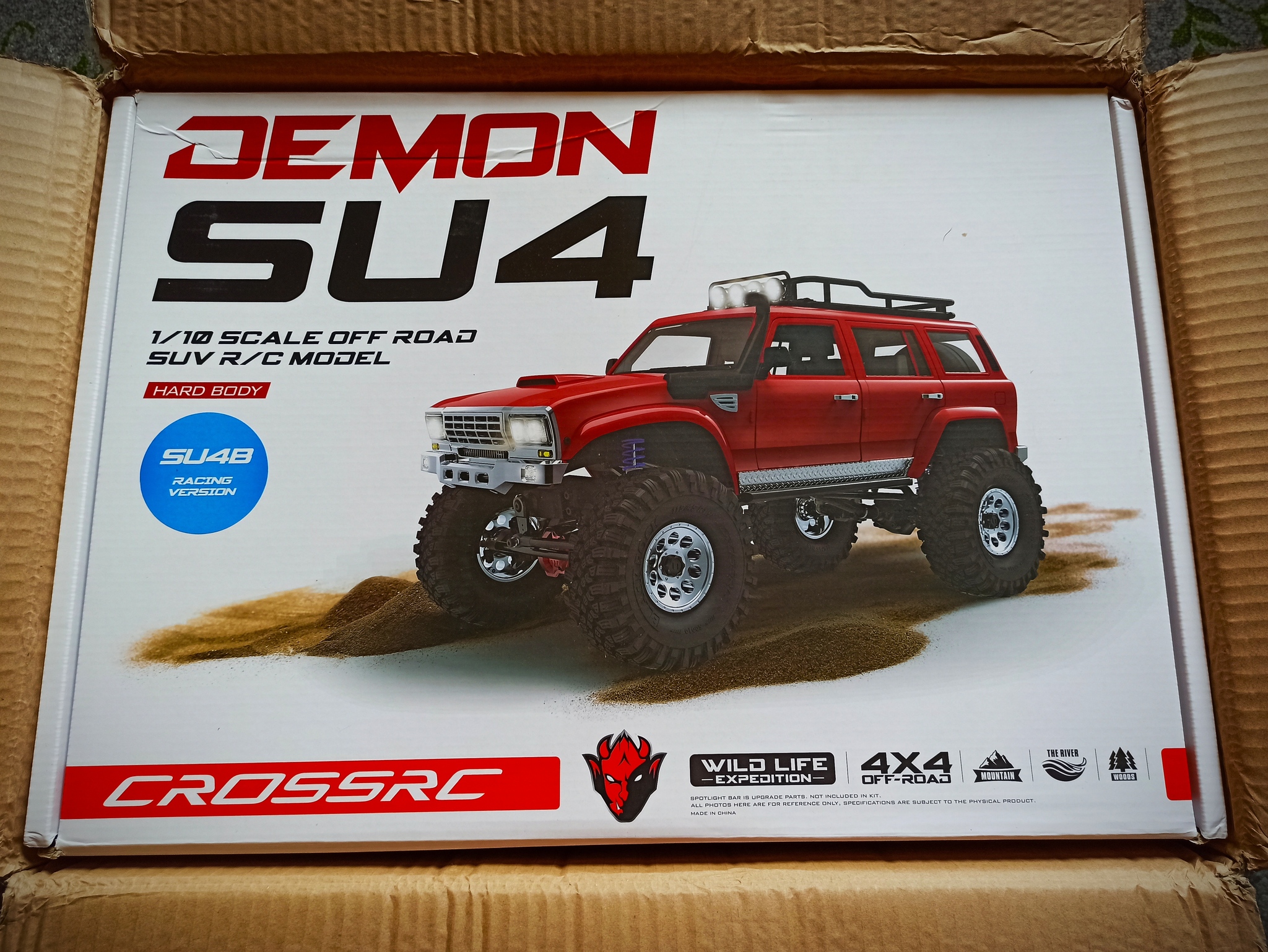 Unboxing Crossrc DEMON SU4 1/10 scale offroad SUV r/c | Пикабу