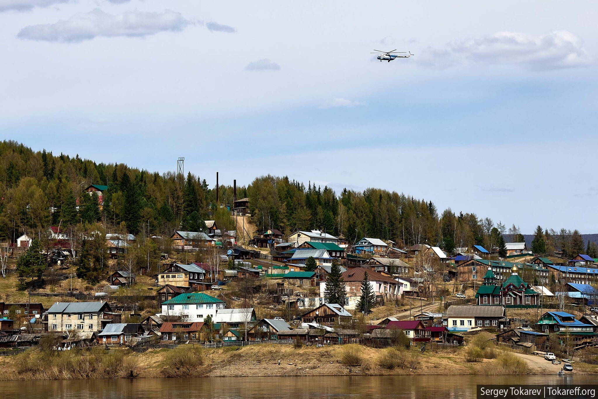 Эвенкийское село Байкит на Подкаменной Тунгуске - первый раз сошли на берег  | Пикабу